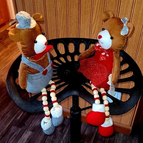 Greenbriar International Other - SWEETHEARTS BEAR BOY AND GIRL! CUTE AND NWT!